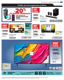 Prix et réduction Sony dans le prospectus Carrefour en cours Offre Sony dans le catalogue Carrefour du moment à la page 5