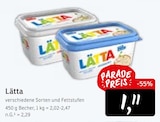 Aktuelle Butter Angebote bei Konsum in Dresden Aktuelles Lätta Angebot bei Konsum in Dresden ab 1,11 €