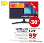 Hyper U Challans - Promo Moniteur 27" Promo Moniteur 27" à 99,00 € dans le catalogue Hyper U à Challans