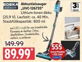 Aktuelle Batterie Angebote bei Marktkauf in Hamburg Aktuelles Akkustielsauger UVC-126735 Angebot bei Marktkauf in Hamburg ab 89,99 âŹ