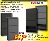 Metallschuhschrank im Angebot bei Opti-Wohnwelt in Suhl Metallschuhschrank Angebote von opti living bei Opti-Wohnwelt Suhl für 99,90 €
