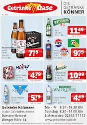 Aktueller Getränke Oase Prospekt mit Bier, "Aktuelle Angebote", Seite 1