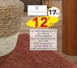 Promo Le tapis bouclette à 12,99 € dans le catalogue Stokomani à Toulouse