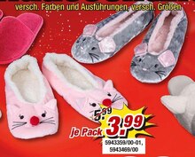 Hausschuhe bei POCO in Lünen Hausschuhe im Angebot bei POCO Lünen für 3,99 €