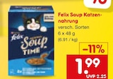 Soup Katzennahrung von Felix im aktuellen Netto Marken-Discount Prospekt für 1,99 €