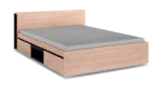 Lit 140×190 cm Lodge en promo chez But Gonesse à 229,99 €