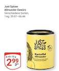 Allrounder Gewürz im Angebot bei GLOBUS in Frechen Allrounder Gewürz Angebote von Just Spices bei GLOBUS Frechen für 2,99 €