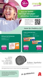 mea - meine apotheke Apotheken Prospekt der aktuellen Woche mit 4 Seiten, gültig von 01.07.2026 bis 31.07.2026, in Helmstadt-Bargen und Umgebung Aktueller mea - meine apotheke Apotheken Prospekt in Helmstadt-Bargen und Umgebung, "Unsere Juli-Angebote" mit 4 Seiten, 01.07.2026 - 31.07.2026