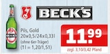 Aktuelle Becks Angebote bei Getränke Oase in Hamm Aktuelles Pils, Gold Angebot bei Getränke Oase in Hamm ab 11,99 €