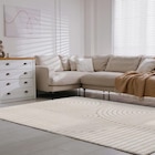 Promo Tapis structuré motif arches crème et beige 160 x 230 cm à 119,00 € dans le catalogue Décor Discount à Saint-Jean-de-Védas