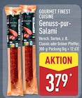 Genuss-pur-Salami im ALDI Nord Prospekt Genuss-pur-Salami von GOURMET FINEST CUISINE im aktuellen ALDI Nord Prospekt für 3,79 €