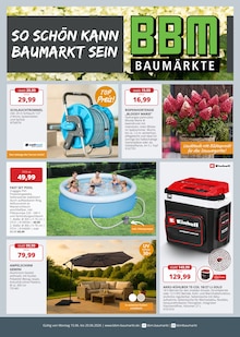 BBM Baumarkt Prospekt So schön kann Baumarkt sein mit 16 Seiten
