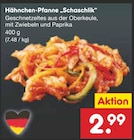 Hähnchen-Pfanne Schaschlik für 2,99 € bei Netto Marken-Discount im Angebot Hähnchen-Pfanne Schaschlik im aktuellen Netto Marken-Discount Prospekt
