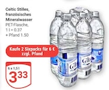 Stilles, französisches Mineralwasser im Angebot bei GLOBUS in Mannheim Stilles, französisches Mineralwasser Angebote von Celtic bei GLOBUS Mannheim für 3,33 €