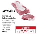 Iberico 1/2 Schweinerücken bei METRO im Röhrsdorf Prospekt für 25,67 €