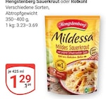 Mildessa Sauerkraut Angebote von Hengstenberg bei GLOBUS Willich für 1,29 €