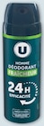 Déodorant Homme Efficacité 24H - U en promo chez U Express Reims à 2,08 €