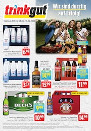 Aktueller Trinkgut Discounter Prospekt für Dielheim 08.06.2026 - 13.06.2026 Trinkgut Prospekt für Dielheim mit 8 Seiten