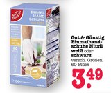 Einmalhandschuhe Nitril weiß Angebote von Gut & Günstig bei E center Ettlingen für 3,49 €