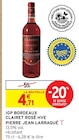 IGP Bordeaux Clairet Rosé HVE - Pierre Jean Larraqué - Intermarché à Saint-Maur-des-Fossés IGP Bordeaux Clairet Rosé HVE - Pierre Jean Larraqué en promo chez Intermarché Saint-Maur-des-Fossés à 4,71 €
