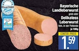 Bayerische Landleberwurst grob von  im aktuellen EDEKA Prospekt für 1,59 €