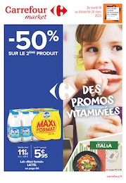 Prospectus Carrefour Market à Rillieux-la-Pape, "Des promos vitaminées", 52 pages, 14/03/2023 - 26/03/2023