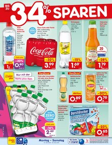 Cola im Netto Marken-Discount Prospekt "Aktuelle Angebote" mit 69 Seiten (Fürth)