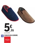 Chausson homme - TISSAIA en promo chez E.Leclerc Versailles à 5,95 €