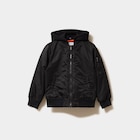 Blouson bomber à capuche noir garçon à 29,99 € dans le catalogue La Halle