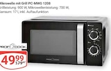 Mikrowelle mit Grill PC-MWG 1208 im Angebot bei GLOBUS in Bad Homburg Mikrowelle mit Grill PC-MWG 1208 Angebote von Profi Cook bei GLOBUS Bad Homburg für 49,99 €