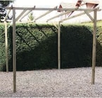 Pergola droite en pin - Super U à Le Mans Pergola droite en pin en promo chez Super U Le Mans à 99,99 €