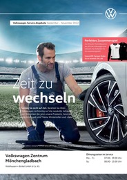 Volkswagen Prospekt für Mönchengladbach mit 1 Seite Volkswagen Prospekt für Mönchengladbach: "Zeit zu wechseln", 1 Seite, 01.09.2022 - 30.11.2022