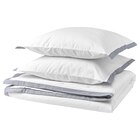 Bettwäsche-Set, 3-teilig weiß/blau 240x220/80x80 cm im Angebot bei IKEA in Ravensburg Bettwäsche-Set, 3-teilig weiß/blau 240x220/80x80 cm Angebote von TÅTELSMYGARE bei IKEA Ravensburg für 59,99 €