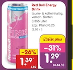 Energy Drink im Angebot bei Netto Marken-Discount in Kempen Energy Drink Angebote von Red Bull bei Netto Marken-Discount Kempen für 1,29 €