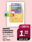 Kräuterkäse in Scheiben im Netto mit dem Scottie Prospekt Kräuterkäse in Scheiben von MEIEREI im aktuellen Netto mit dem Scottie Prospekt für 1,99 €