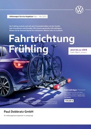 Volkswagen Prospekt für Lamspringe: Fahrtrichtung Frühling, 1 Seite, 01.03.2023 - 31.05.2023