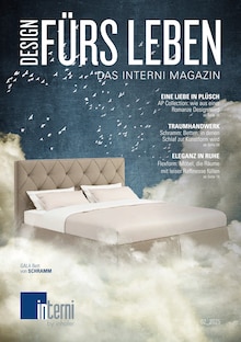 interni by inhofer Prospekt DESIGN FÜRS LEBEN mit 20 Seiten