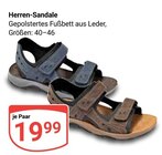 Herren-Sandale im Angebot bei GLOBUS in Erlangen Herren-Sandale Angebote bei GLOBUS Erlangen für 19,99 €
