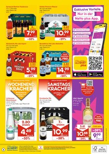 Getränke im Netto Marken-Discount Prospekt "DER ORT, AN DEM DU IMMER AUSGEZEICHNETE PREISE FINDEST." mit 2 Seiten (Berlin)
