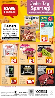 Aktueller REWE Prospekt "Dein Markt" Seite 1 von 33 Seiten für Duisburg