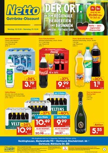 Netto Marken-Discount Prospekt "DER ORT, AN DEM DU IMMER AUSGEZEICHNETE PREISE FINDEST." mit  Seiten (Lünen)