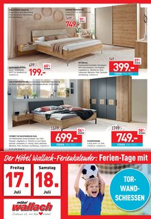 Bett im Möbel Wallach Prospekt "URLAUBSGELD GESCHENKT!" mit 16 Seiten (Hildesheim)