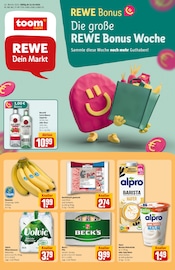 Aktueller REWE Prospekt mit Becks, "Dein Markt", Seite 1