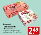 Aktuelles Saupiquet Thunfisch-Filets natur oder in Olivenöl Angebot bei famila Nordost in Kiel ab 2,49 €