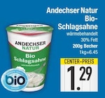 Bio-Schlagsahne von Andechser Natur im aktuellen EDEKA Prospekt