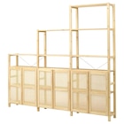 Regal mit Türen Kiefer im Angebot bei IKEA in Heilbronn Regal mit Türen Kiefer Angebote von IVAR bei IKEA Heilbronn für 323,48 €