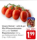 Mini Pflaumentomaten im Angebot bei EDEKA in Heidelberg Mini Pflaumentomaten Angebote bei EDEKA Heidelberg für 1,99 €