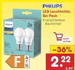 Netto Marken-Discount Arzberg - LED Leuchtmittel Angebot im Prospekt LED Leuchtmittel bei Netto Marken-Discount im Arzberg Prospekt für 2,22 €