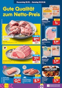 Hähnchenbrustfilet Angebot im Netto Marken-Discount Prospekt, gültig von 19.10.2026 bis 24.10.2026 Hähnchenbrustfilet Angebot im aktuellen Netto Marken-Discount Prospekt auf Seite 7