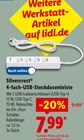 4-fach-USB-Steckdosenleiste im Angebot bei Lidl in Erkrath 4-fach-USB-Steckdosenleiste Angebote von Silvercrest bei Lidl Erkrath für 7,99 €